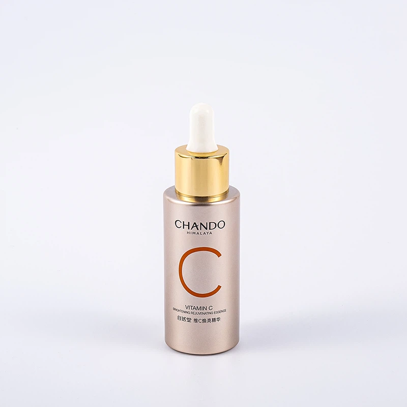 Botella de vidrio de suero de vitamina C